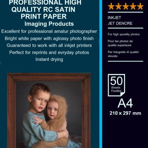 کاغذ ساتین RC ولف 260 گرم