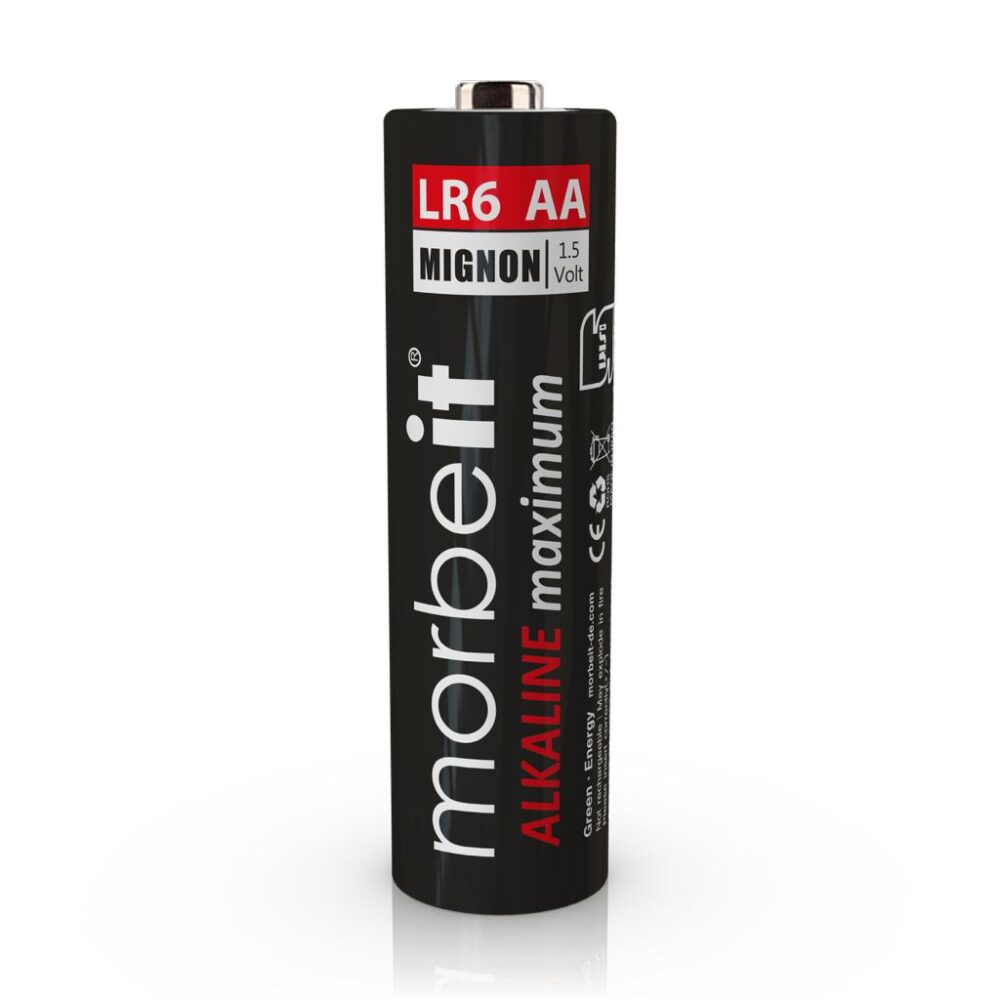 Morbit Alkaline Shrink LR6 AA pen battery