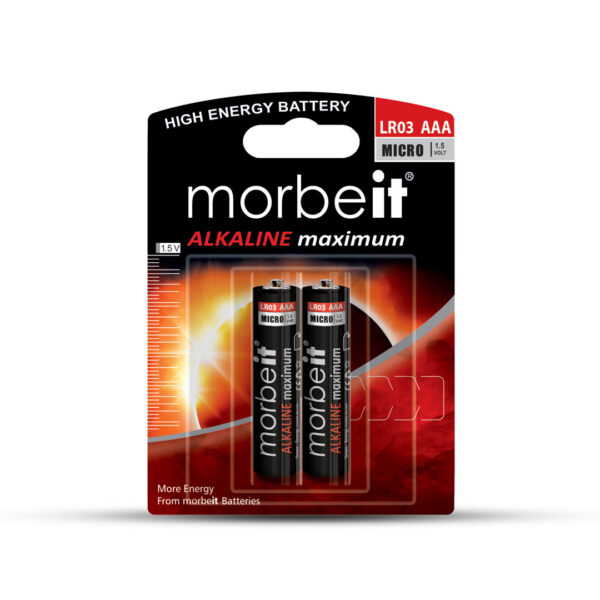 باتری نیم قلمی آلکالاین LR03 AAA sp2